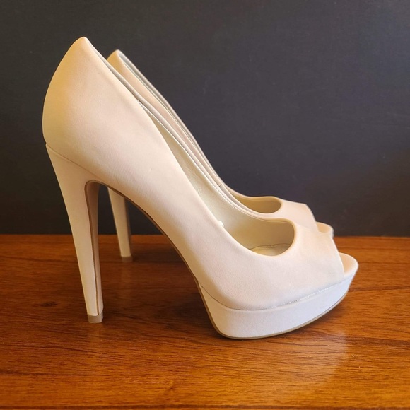 Mango nude open toe pump - Picture 3 of 3